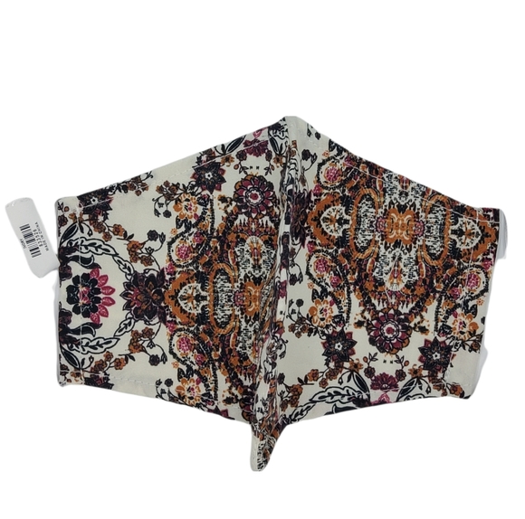 Francesca's Collections Paisley Face Mask 100% Cotton Washable & Reusable NWT - Picture 2 of 3